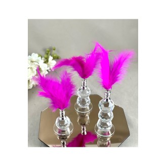 3 Lü Tüylük Kristal Set